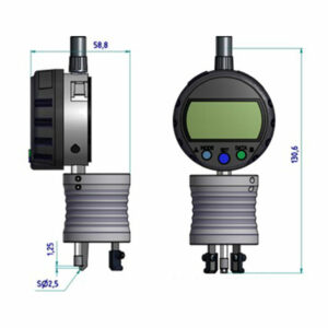 Mesureur de hauteur de dudgeonnage digital AE2105
