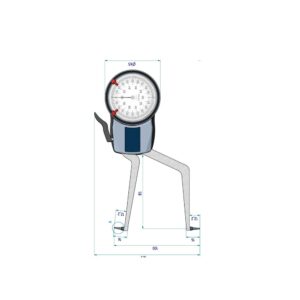 mesureur d'épaisseur intérieur analogique H280