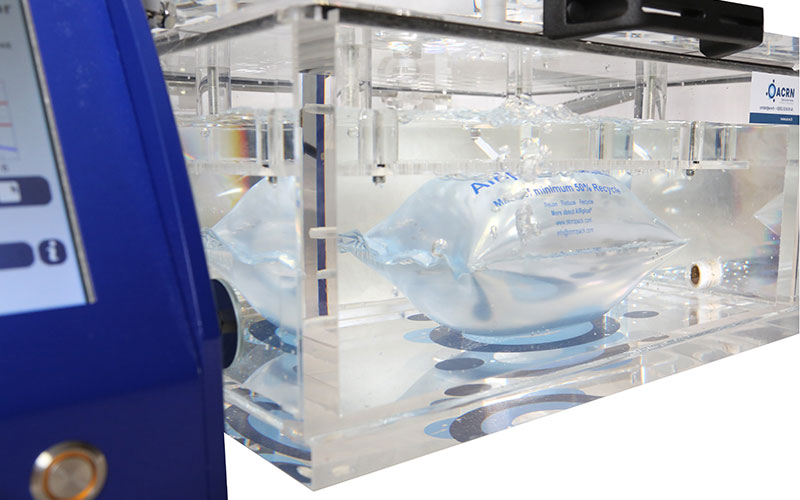 detector de fugas en envases