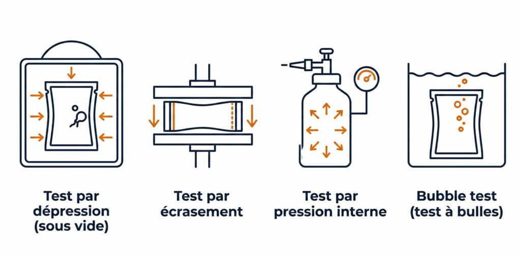 les types de test d'étanchéité