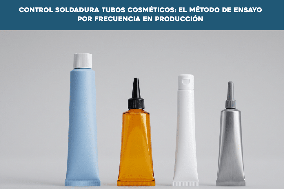 Control soldadura tubos cosméticos: el método de ensayo por frecuencia en producción