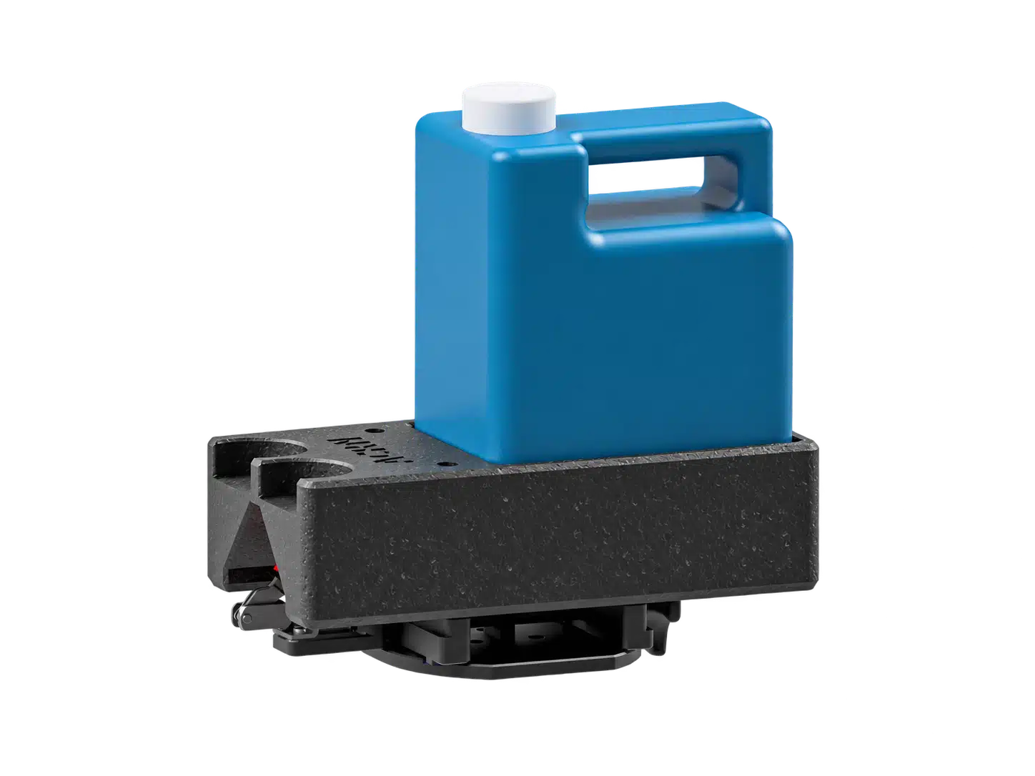 Jerrican holder for ACRN torque tester, holds cans and jerricans