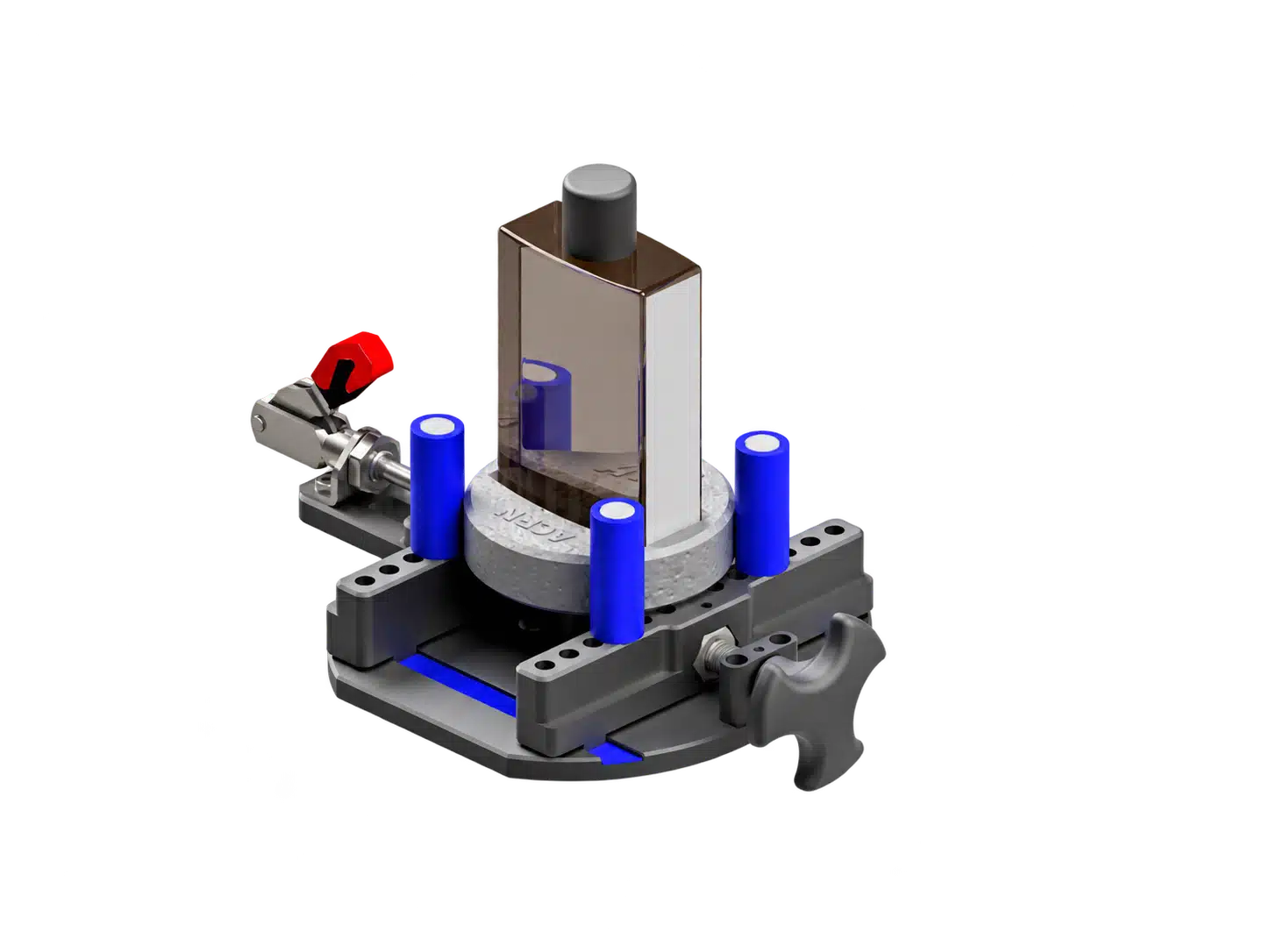Custom cup for ACRN torque tester